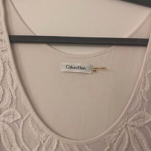 Calvin Klein Lace Detail Top